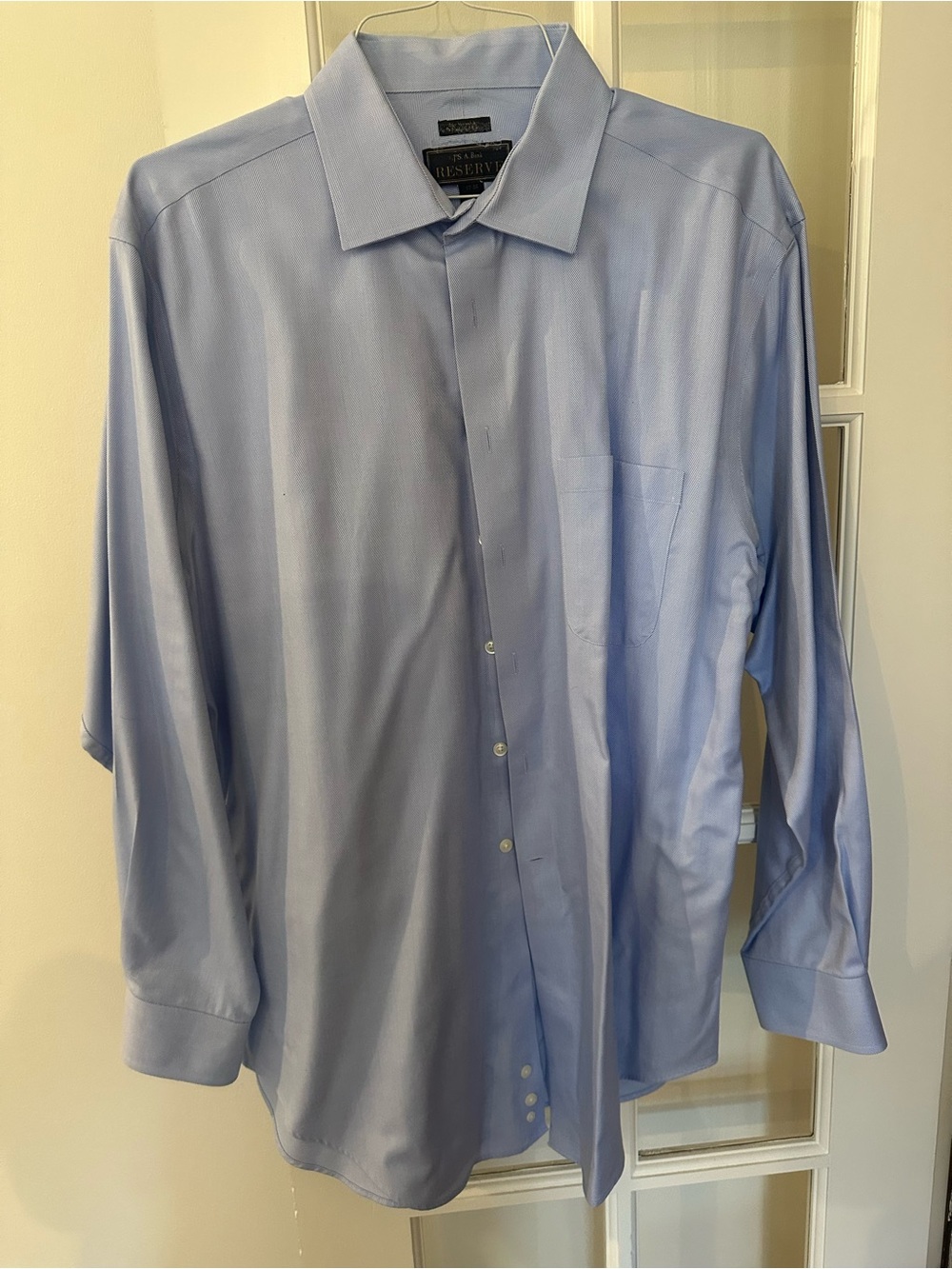 Jos.A.Bank Reserve Collection Men's Light Blue Dress Shirt